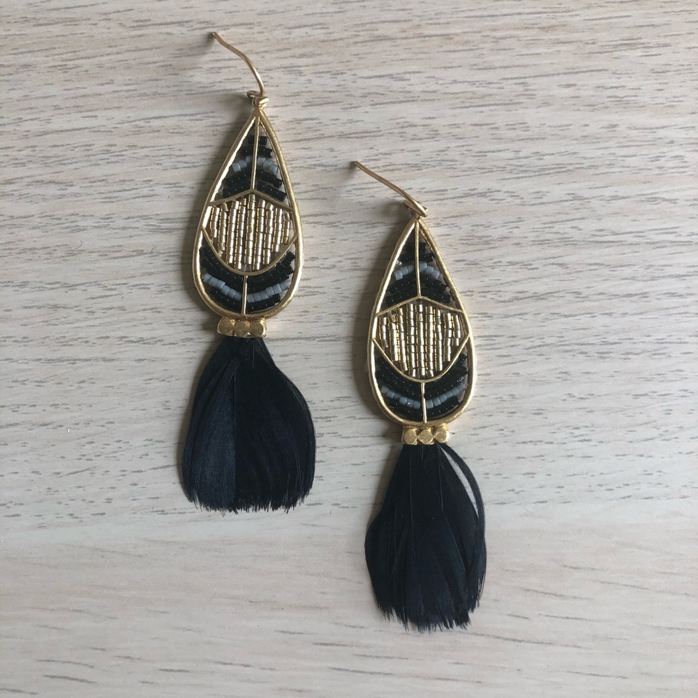 Wisten feather earrings